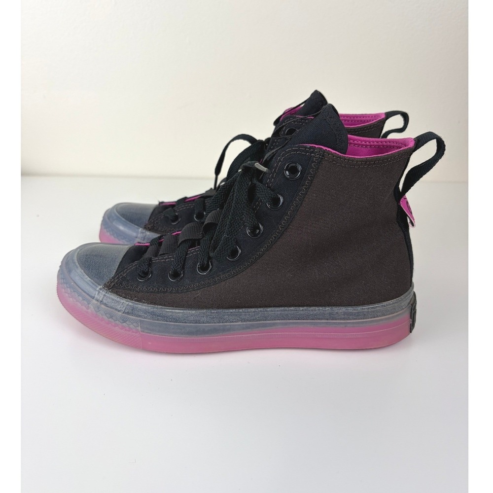 Converse Chuck Taylor CX Explore Edge Glow Black Pink High Top Women's 7 A03238C